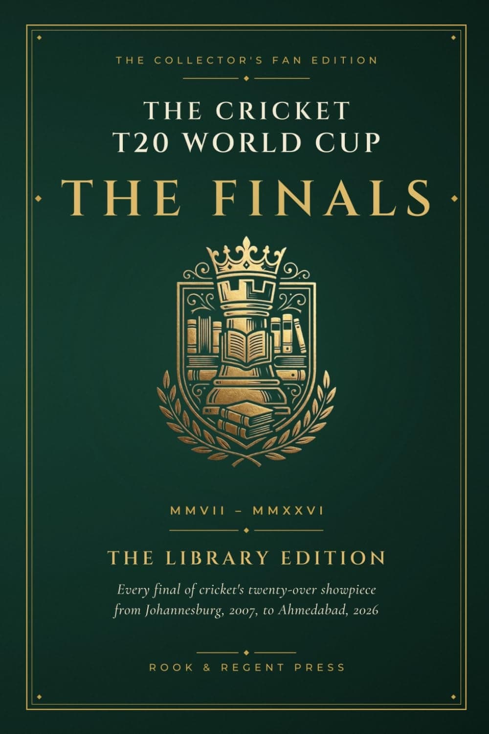 The T20 World Cup Finals — cover