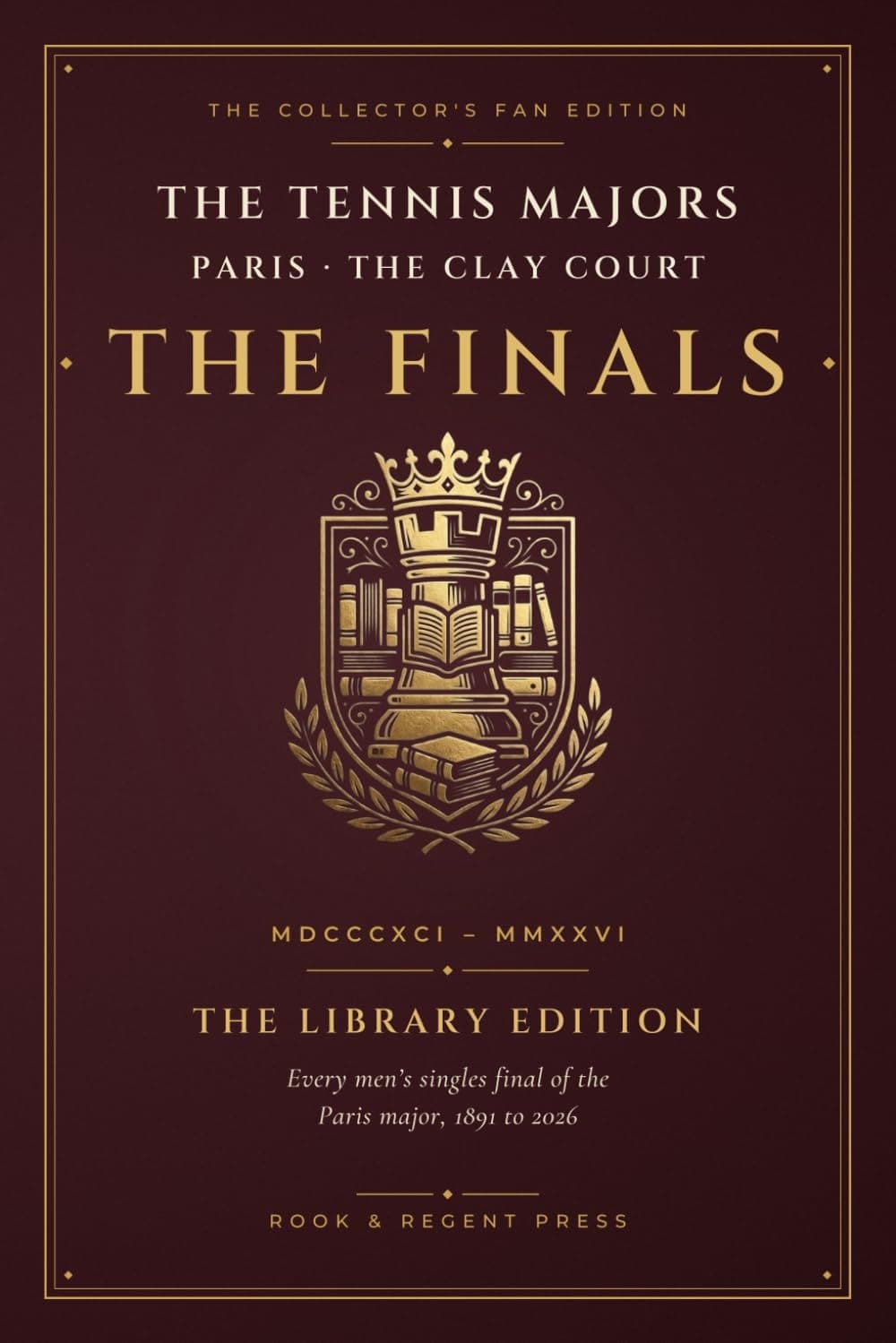 The Tennis Majors · Paris — cover